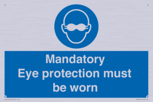 M10369: Mandatory eye protection must be worn