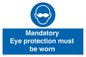 M10369: Mandatory eye protection must be worn