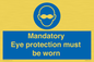 M10369: Mandatory eye protection must be worn