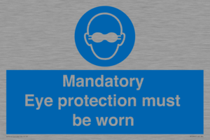 M10369: Mandatory eye protection must be worn