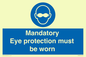 M10369: Mandatory eye protection must be worn
