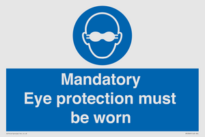 M10369: Mandatory eye protection must be worn