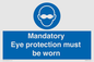 M10369: Mandatory eye protection must be worn