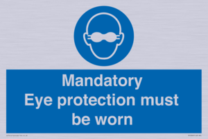 M10369: Mandatory eye protection must be worn