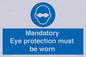 M10369: Mandatory eye protection must be worn