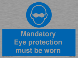 M10369: Mandatory eye protection must be worn