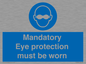 M10369: Mandatory eye protection must be worn
