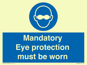 M10369: Mandatory eye protection must be worn
