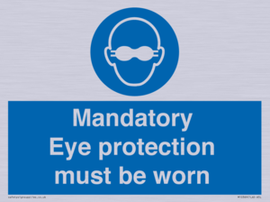 M10369: Mandatory eye protection must be worn