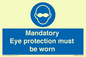 M10369: Mandatory eye protection must be worn