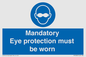 M10369: Mandatory eye protection must be worn