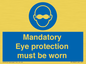 M10369: Mandatory eye protection must be worn