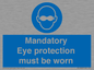 M10369: Mandatory eye protection must be worn