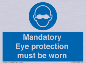 M10369: Mandatory eye protection must be worn