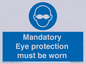 M10369: Mandatory eye protection must be worn