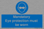 M10369: Mandatory eye protection must be worn