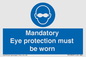 M10369: Mandatory eye protection must be worn