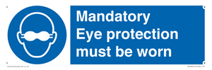 M10369: Mandatory eye protection must be worn