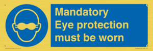 M10369: Mandatory eye protection must be worn
