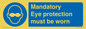 M10369: Mandatory eye protection must be worn