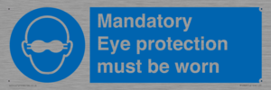 M10369: Mandatory eye protection must be worn