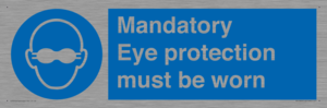 M10369: Mandatory eye protection must be worn