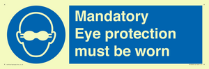 M10369: Mandatory eye protection must be worn