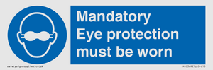 M10369: Mandatory eye protection must be worn
