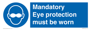 M10369: Mandatory eye protection must be worn