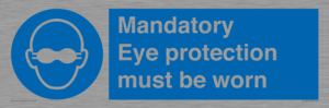 M10369: Mandatory eye protection must be worn