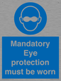 M10369: Mandatory eye protection must be worn
