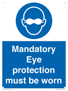 M10369: Mandatory eye protection must be worn