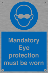 M10369: Mandatory eye protection must be worn