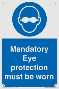 M10369: Mandatory eye protection must be worn