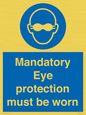 M10369: Mandatory eye protection must be worn