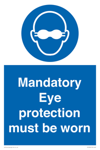 M10369: Mandatory eye protection must be worn