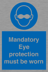 M10369: Mandatory eye protection must be worn