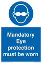 M10369: Mandatory eye protection must be worn