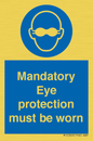 M10369: Mandatory eye protection must be worn