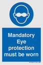 M10369: Mandatory eye protection must be worn