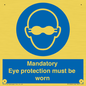 M10369: Mandatory eye protection must be worn
