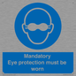 M10369: Mandatory eye protection must be worn