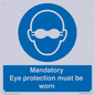 M10369: Mandatory eye protection must be worn