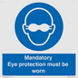 M10369: Mandatory eye protection must be worn