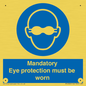 M10369: Mandatory eye protection must be worn