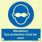 M10369: Mandatory eye protection must be worn