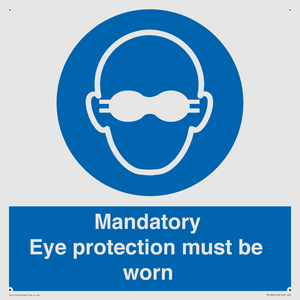 M10369: Mandatory eye protection must be worn