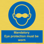 M10369: Mandatory eye protection must be worn