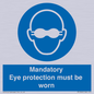 M10369: Mandatory eye protection must be worn