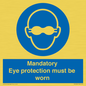 M10369: Mandatory eye protection must be worn